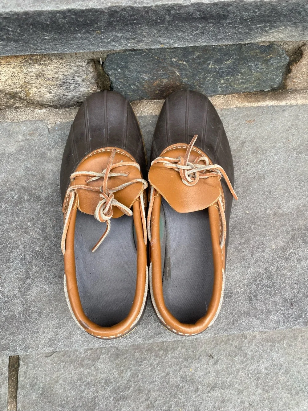 L.L. Bean Men's Brown Duck Boot shoes men’s 9, women’s 11